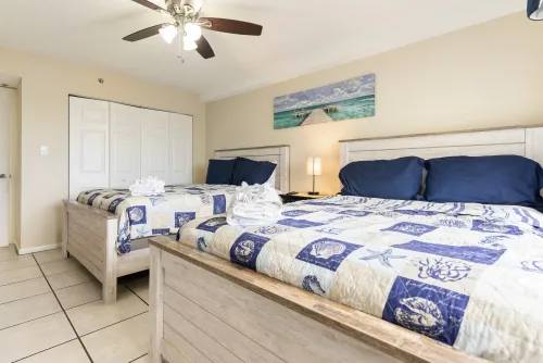 Second queen-size bedroom with a closet
